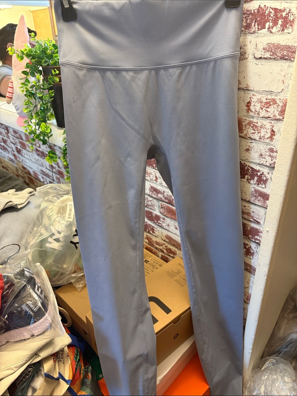 Adanola Slate Blue High-Waist Leggings